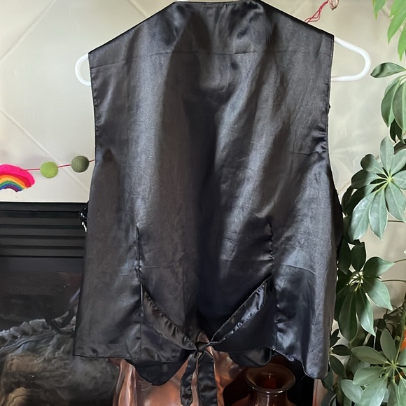 Vintage Modi Sequin Vest Horse black white and red Womens Size Medium - Picture 5 of 5